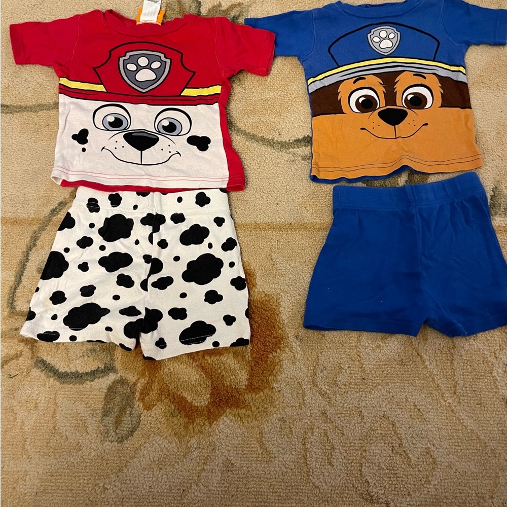Paw patrol short pj set